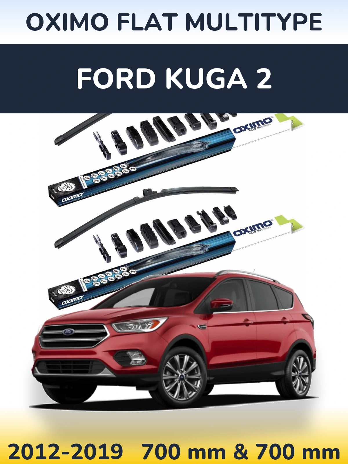 Torkarblad Oximo Flat MultiType för Ford Kuga 2