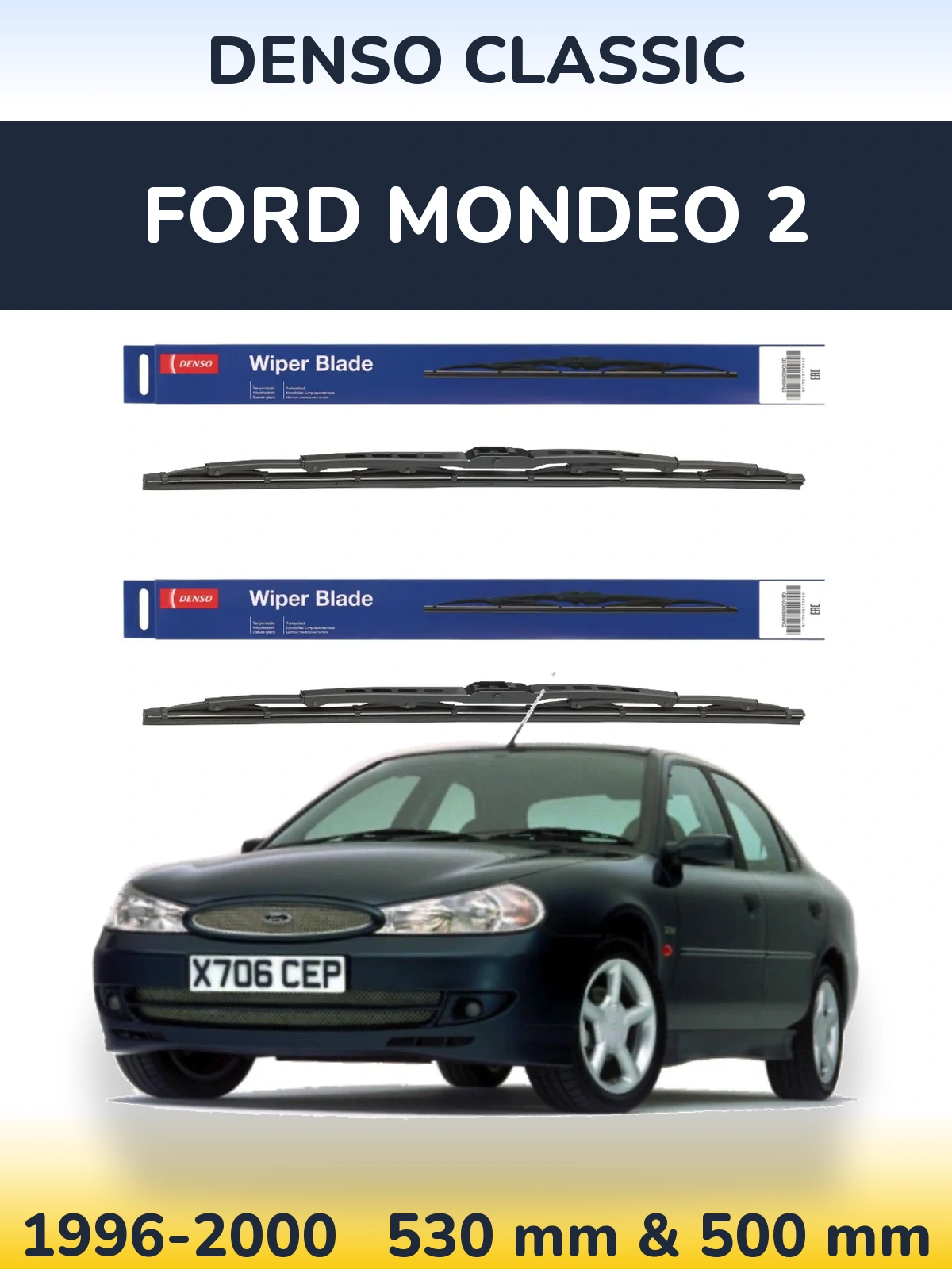 Torkarblad Denso Classic för Ford Mondeo 2
