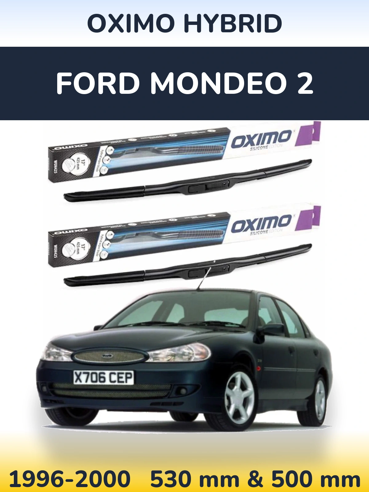 Torkarblad Oximo Hybrid för Ford Mondeo 2