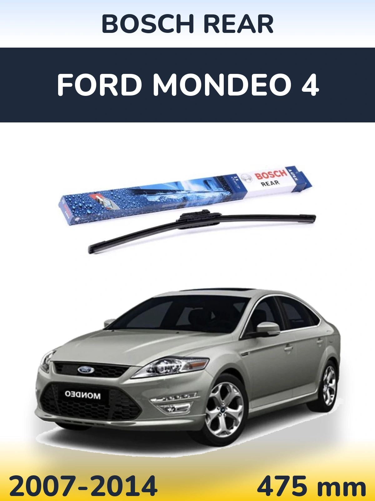 Torkarblad BOSCH Rear för Ford Mondeo 4