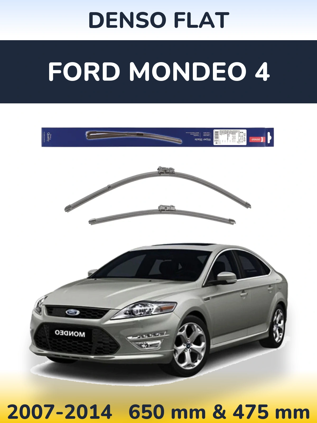 Torkarblad Denso Flat för Ford Mondeo 4