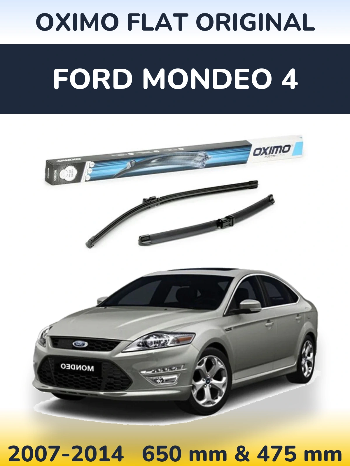 Torkarblad Oximo Flat Original för Ford Mondeo 4