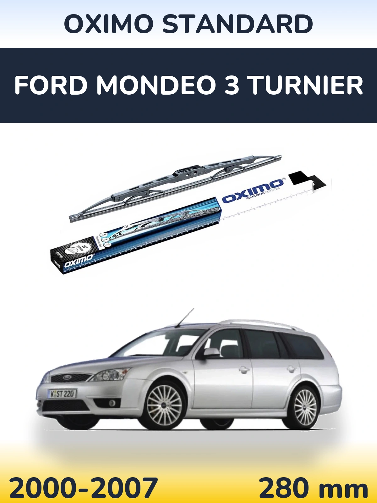 Rear wiper blade Oximo Standard 275 mm for Ford Mondeo 3 Turnier 2000-2007