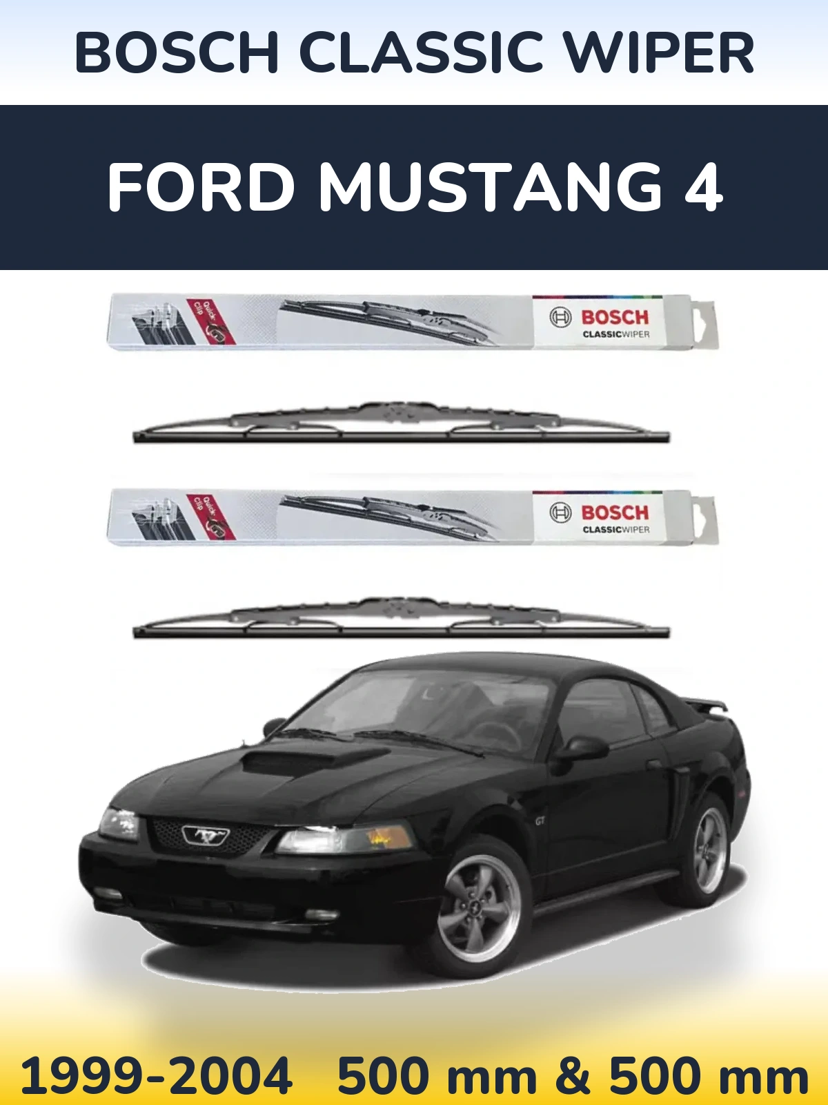 Torkarblad BOSCH Classic Wiper för Ford Mustang 4