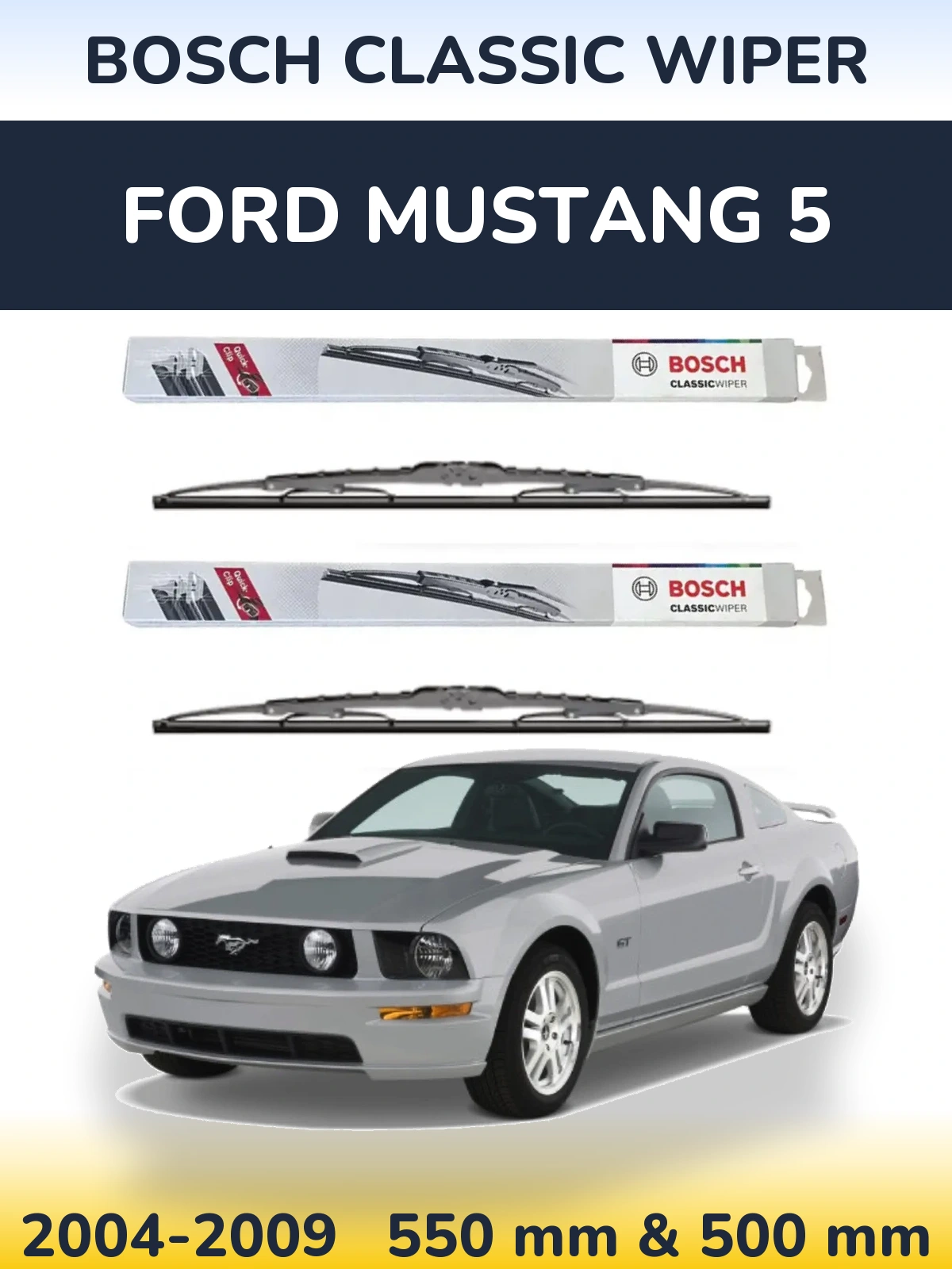 Torkarblad BOSCH Classic Wiper för Ford Mustang 5