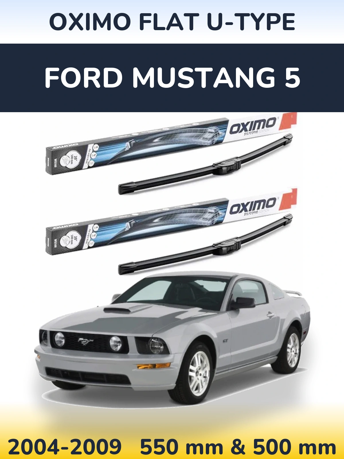 Torkarblad Oximo Flat U-type för Ford Mustang 5