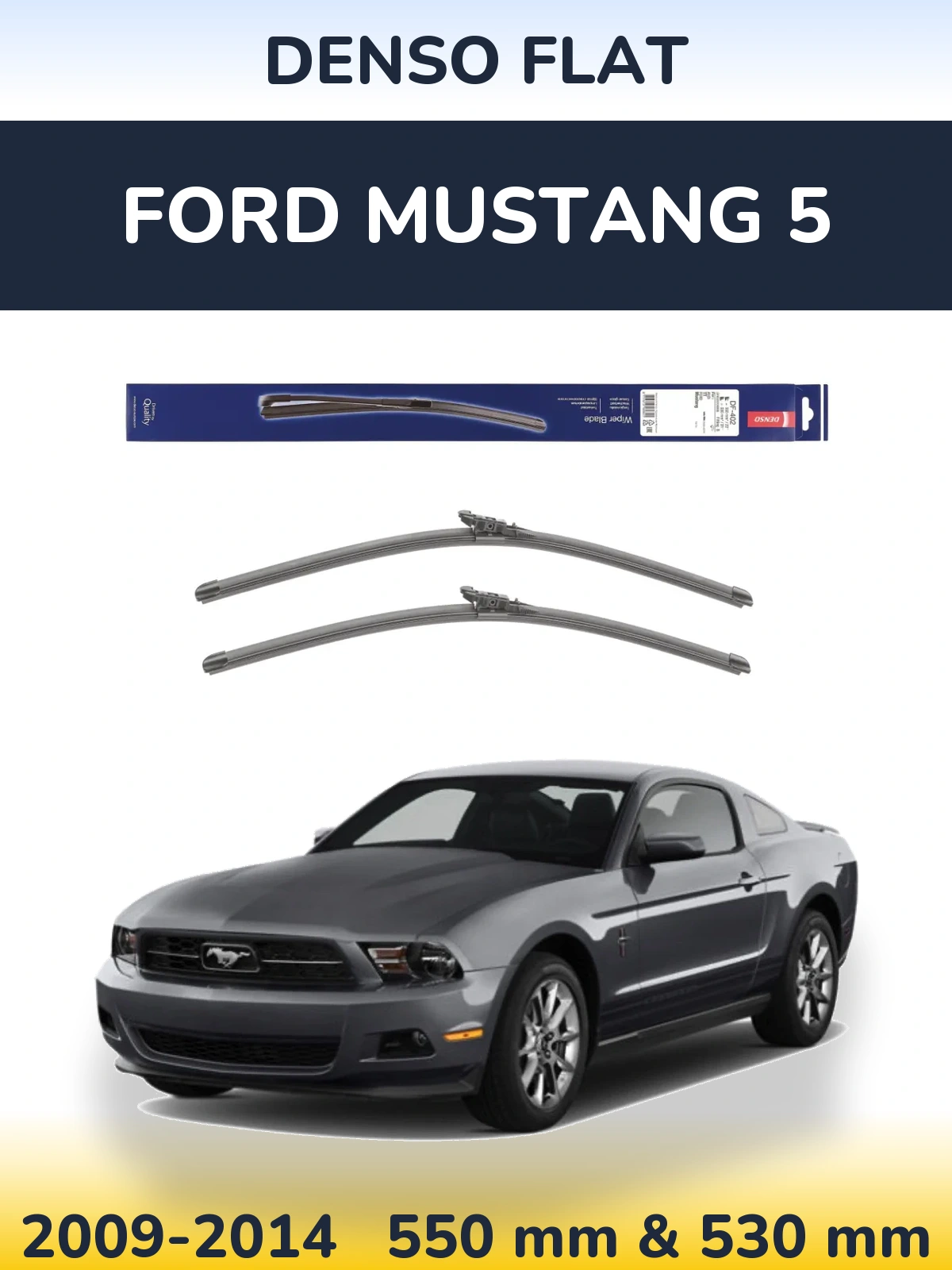 Torkarblad Denso Flat för Ford Mustang 5
