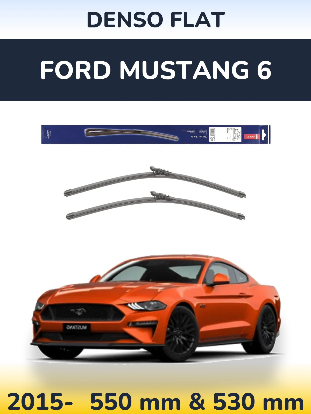 Torkarblad Denso Flat för Ford Mustang 6
