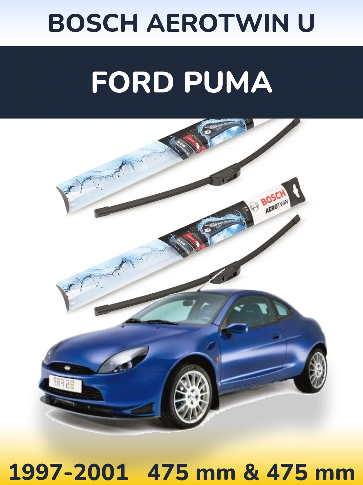Torkarblad BOSCH AeroTwin U för Ford Puma