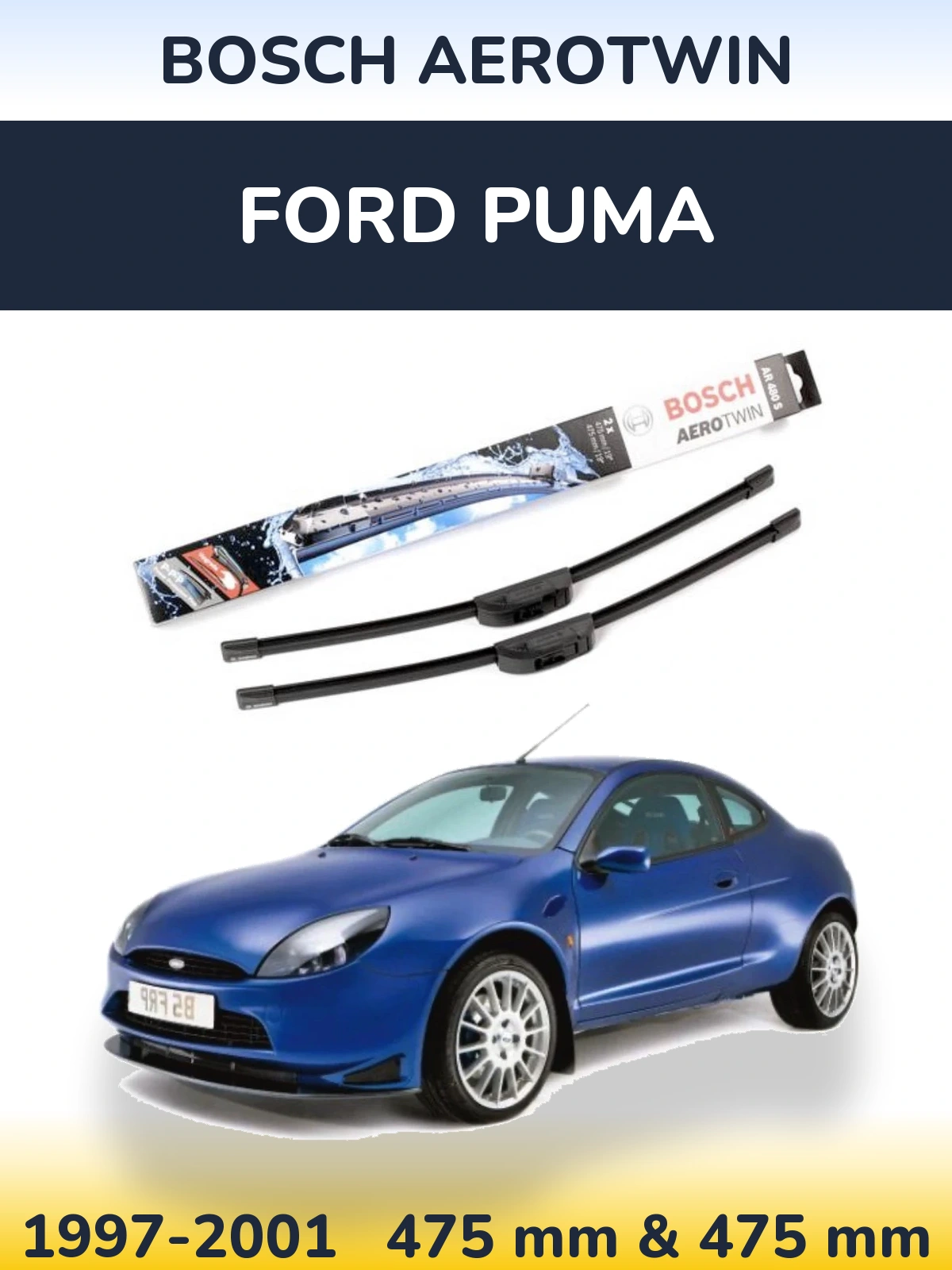 Torkarblad BOSCH AeroTwin för Ford Puma