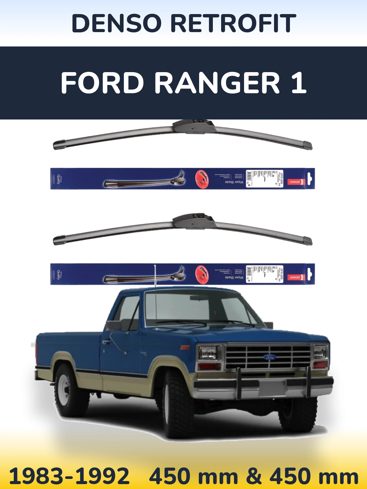 Torkarblad Denso Retrofit för Ford Ranger 1