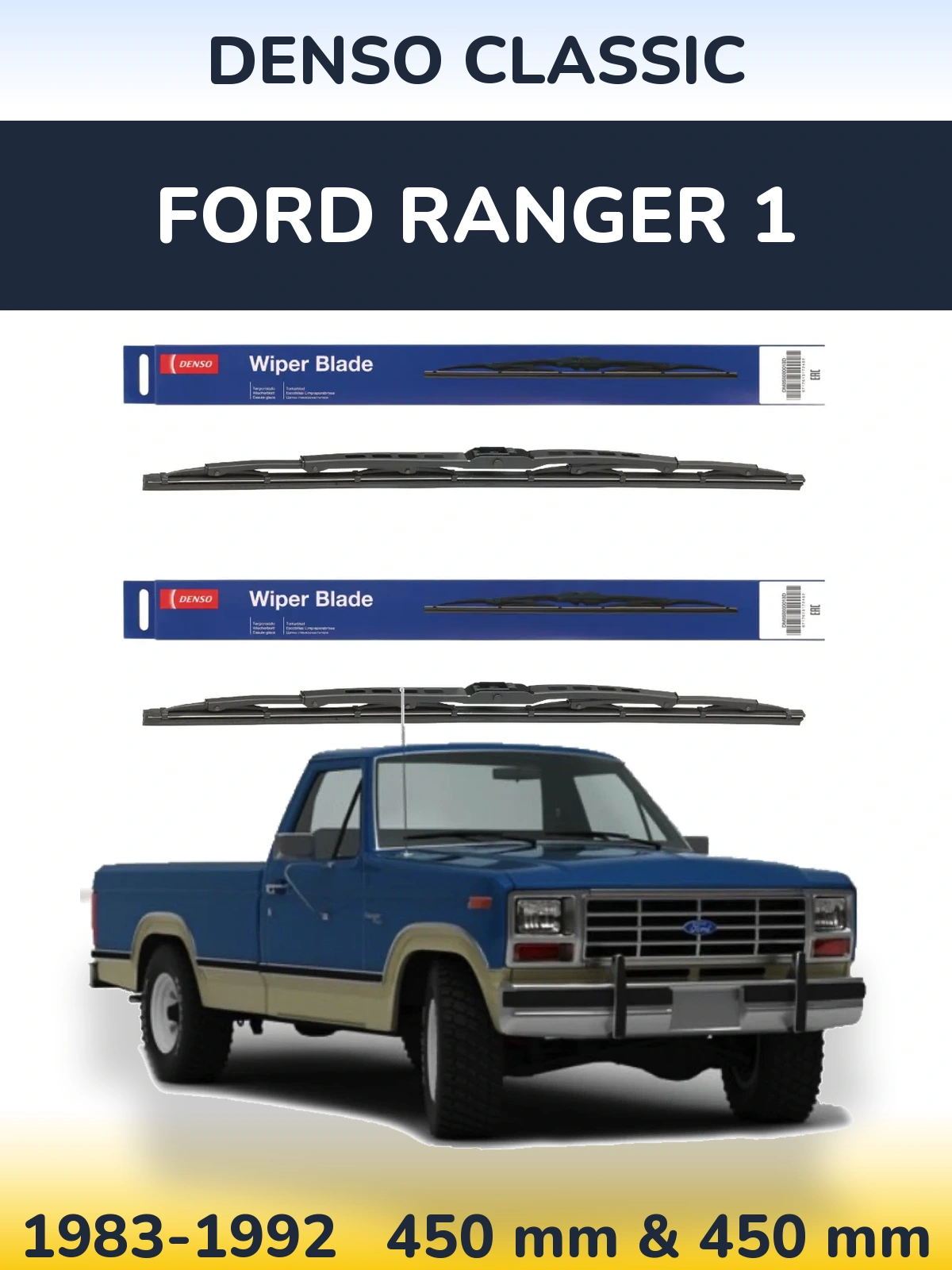 Torkarblad Denso Classic för Ford Ranger 1
