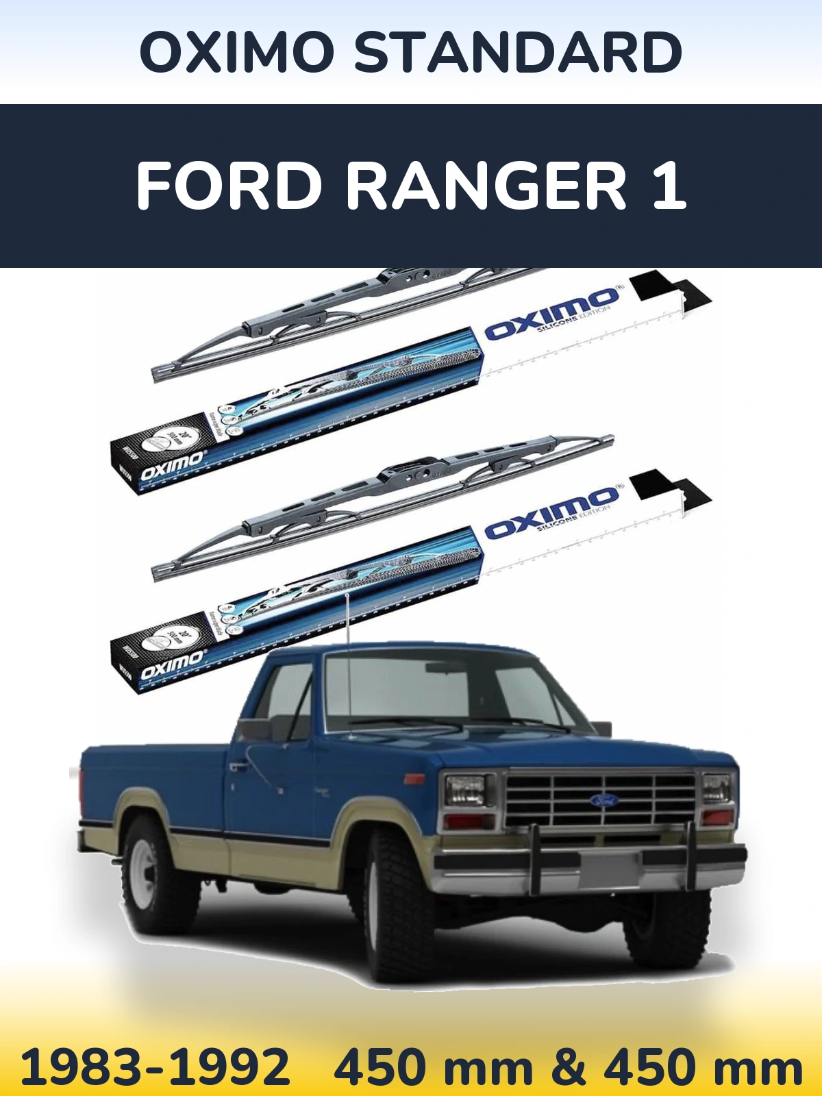 Torkarblad Oximo Standard för Ford Ranger 1