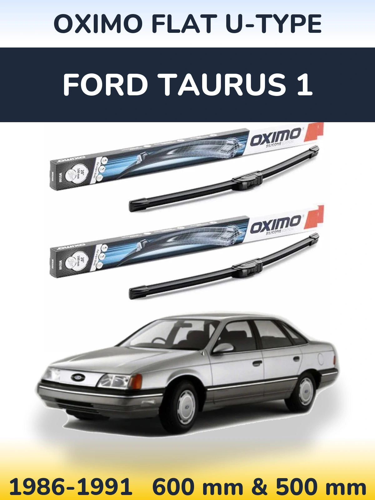 Torkarblad Oximo Flat U-type för Ford Taurus 1
