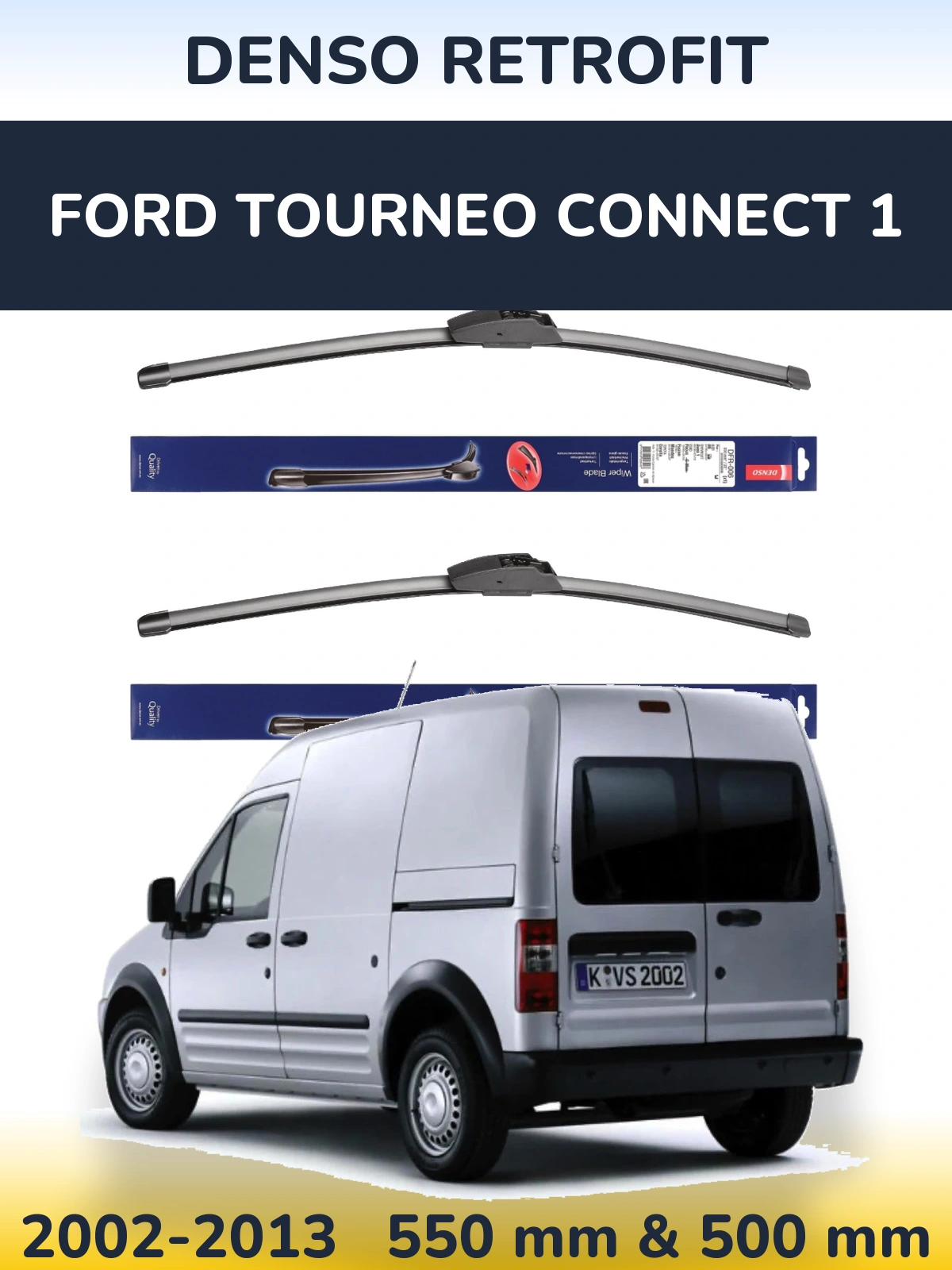 Torkarblad Denso Retrofit för Ford Tourneo Connect 1