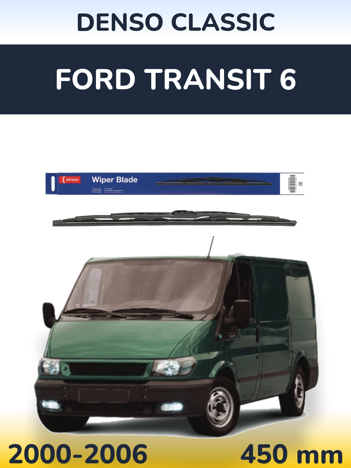 Torkarblad Denso Classic för Ford Transit 6