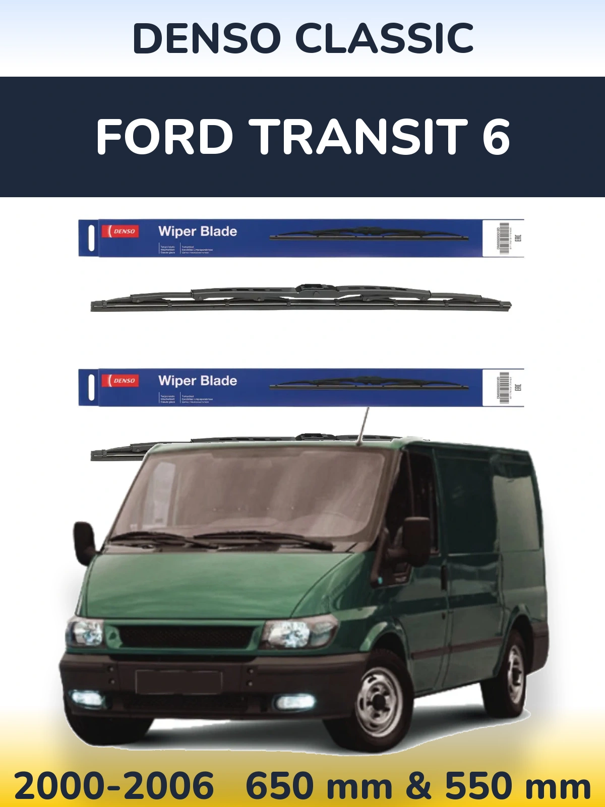 Torkarblad Denso Classic för Ford Transit 6