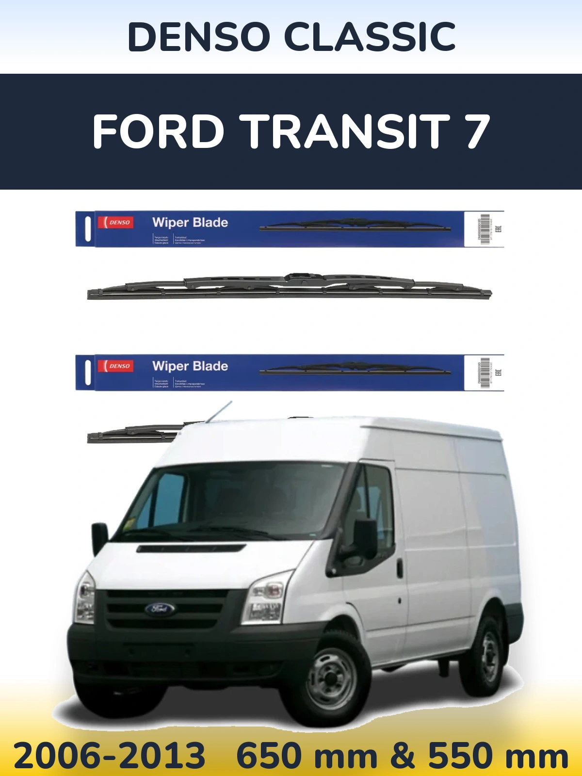 Torkarblad Denso Classic för Ford Transit 7