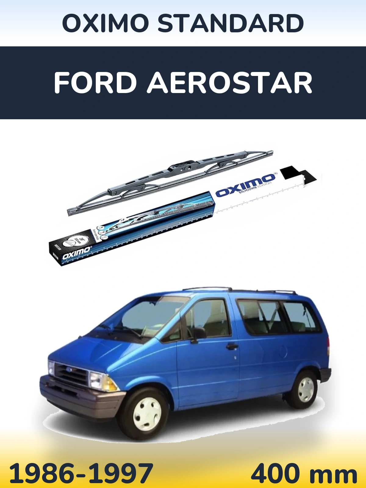 Torkarblad Oximo Standard för Ford Aerostar