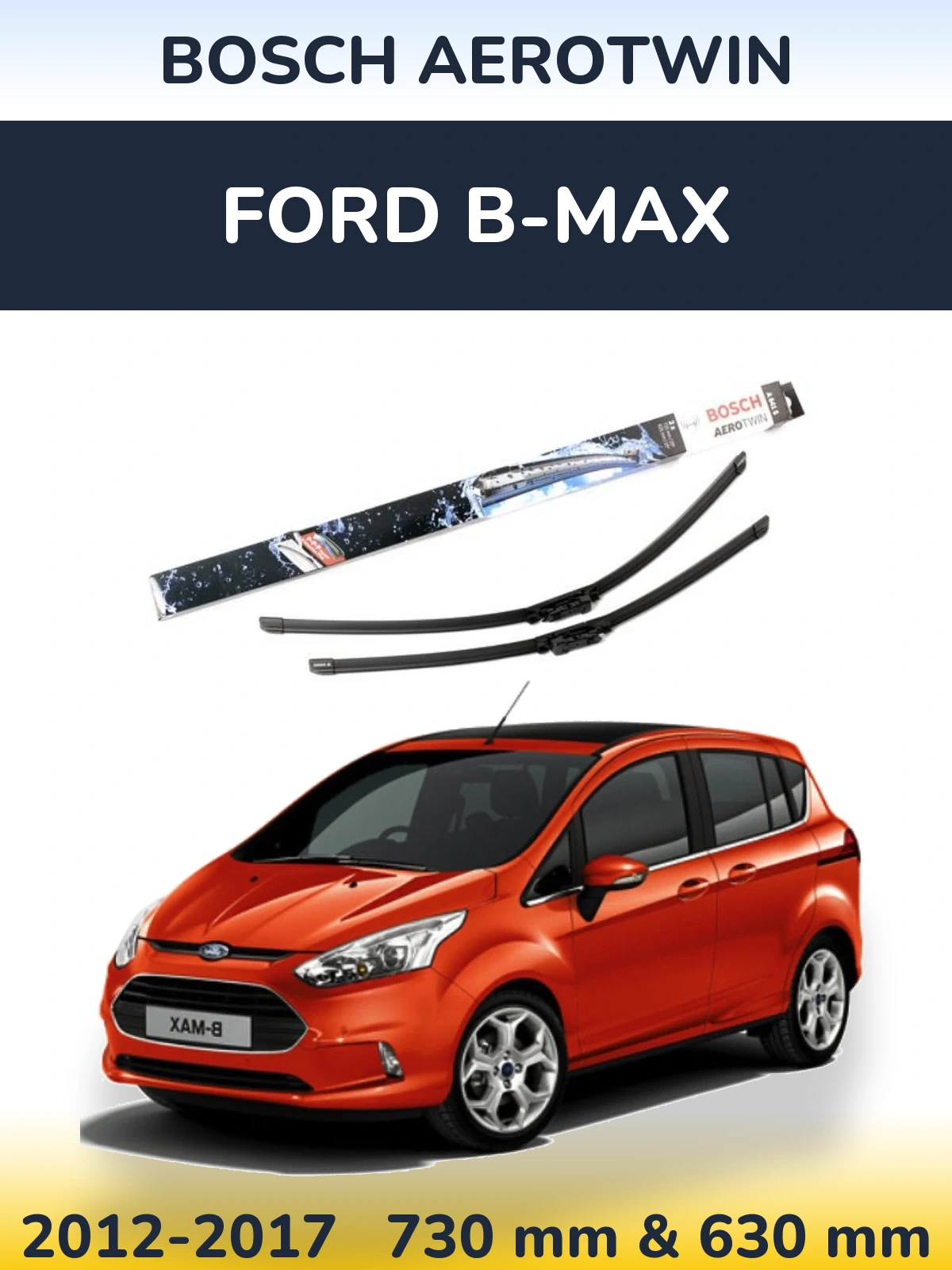 Torkarblad BOSCH AeroTwin för Ford B-Max