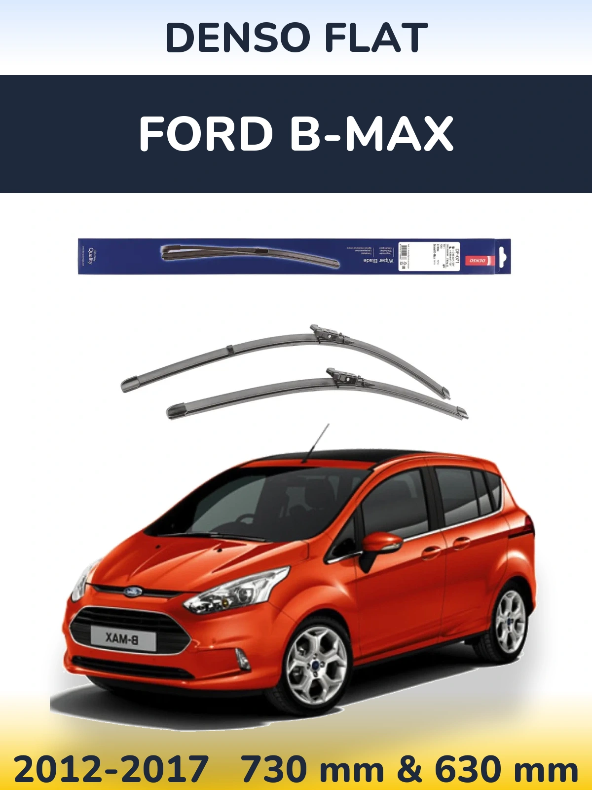 Torkarblad Denso Flat för Ford B-Max