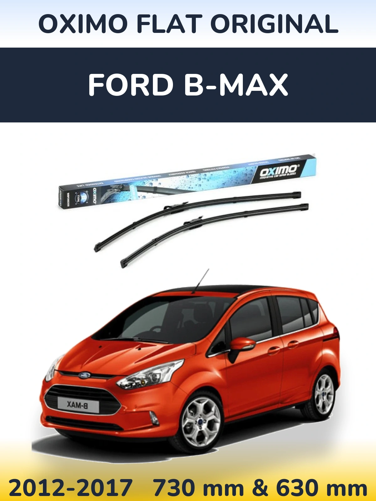 Torkarblad Oximo Flat Original för Ford B-Max