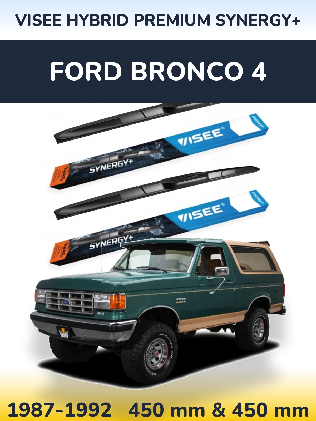 Torkarblad VISEE HYBRID PREMIUM SYNERGY+ för Ford Bronco 4