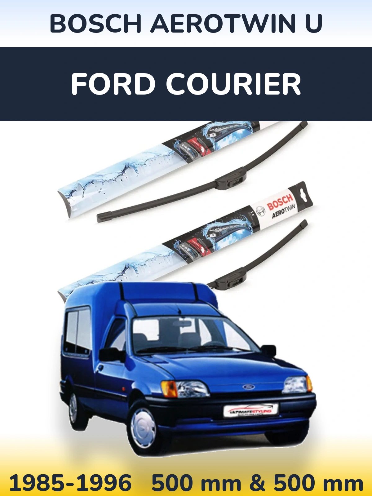 Torkarblad BOSCH AeroTwin U för Ford Courier