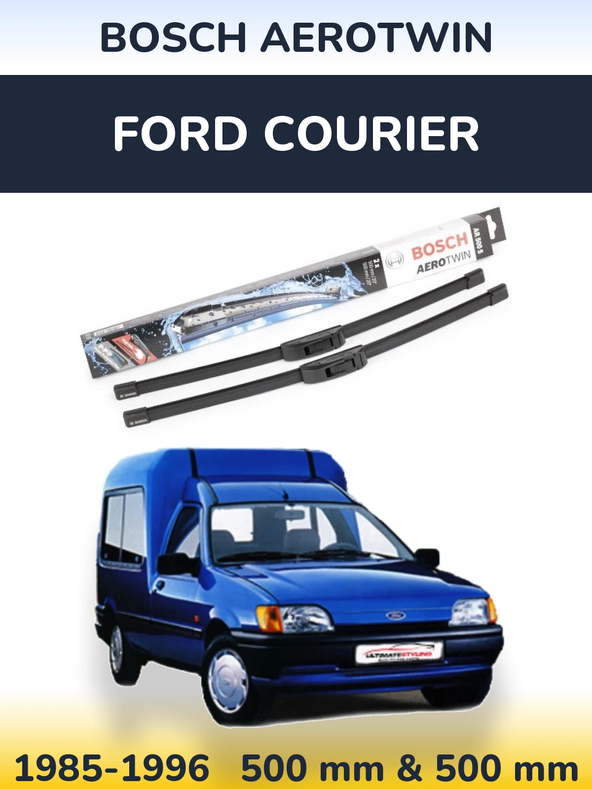 Torkarblad BOSCH AeroTwin för Ford Courier