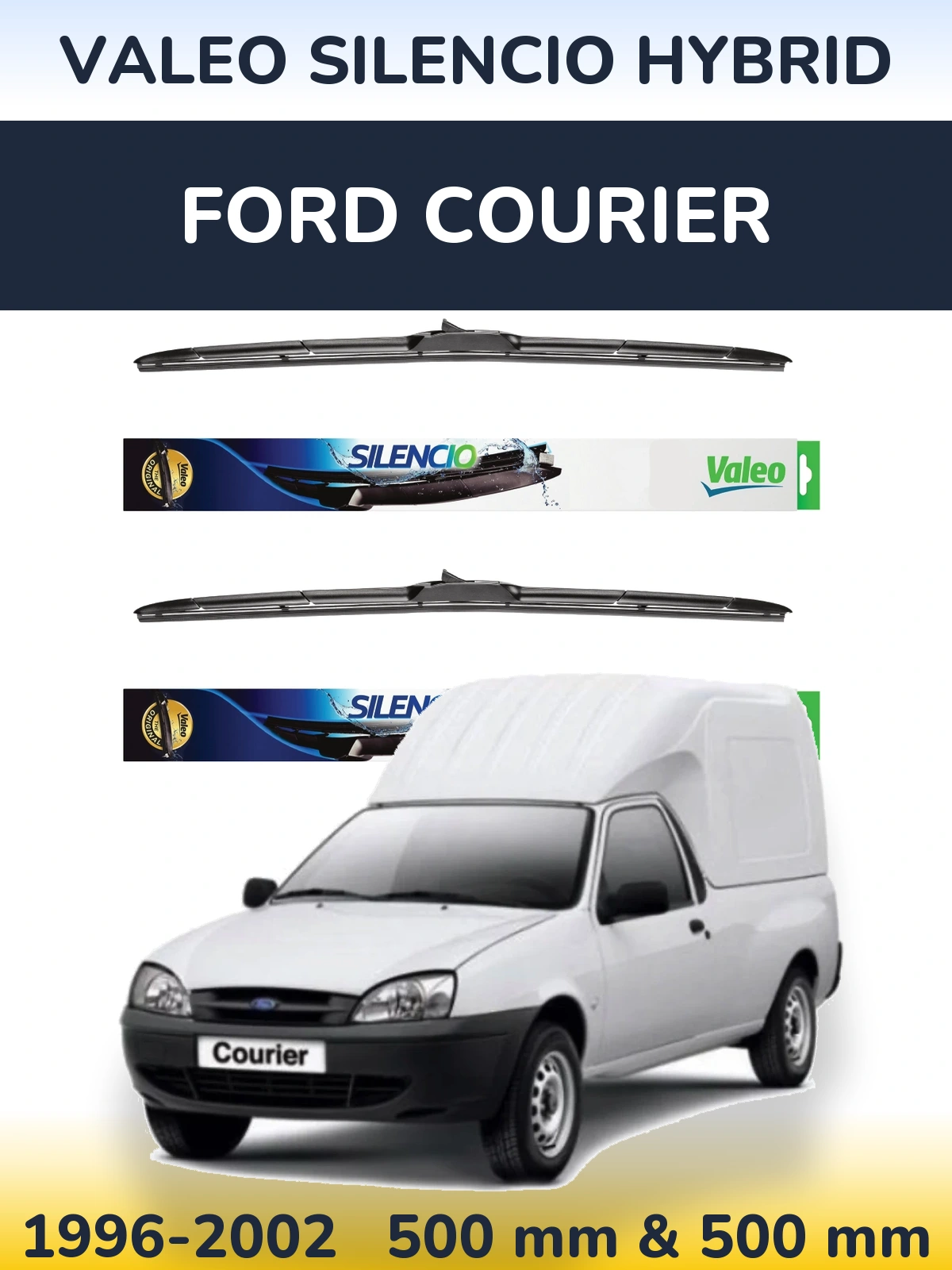 Torkarblad Valeo Silencio Hybrid för Ford Courier