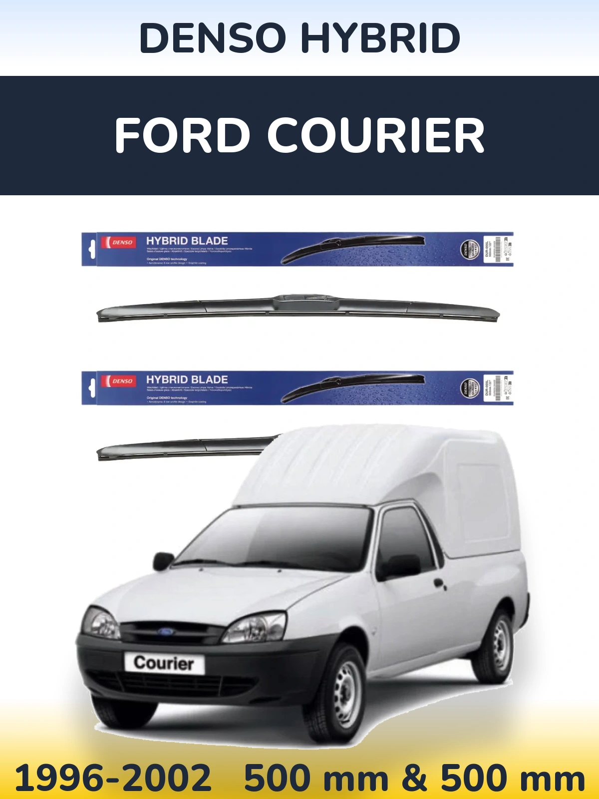 Torkarblad Denso Hybrid för Ford Courier