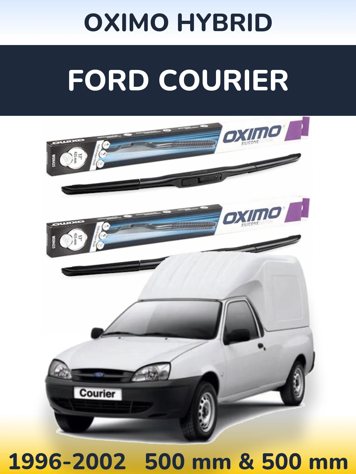 Torkarblad Oximo Hybrid för Ford Courier