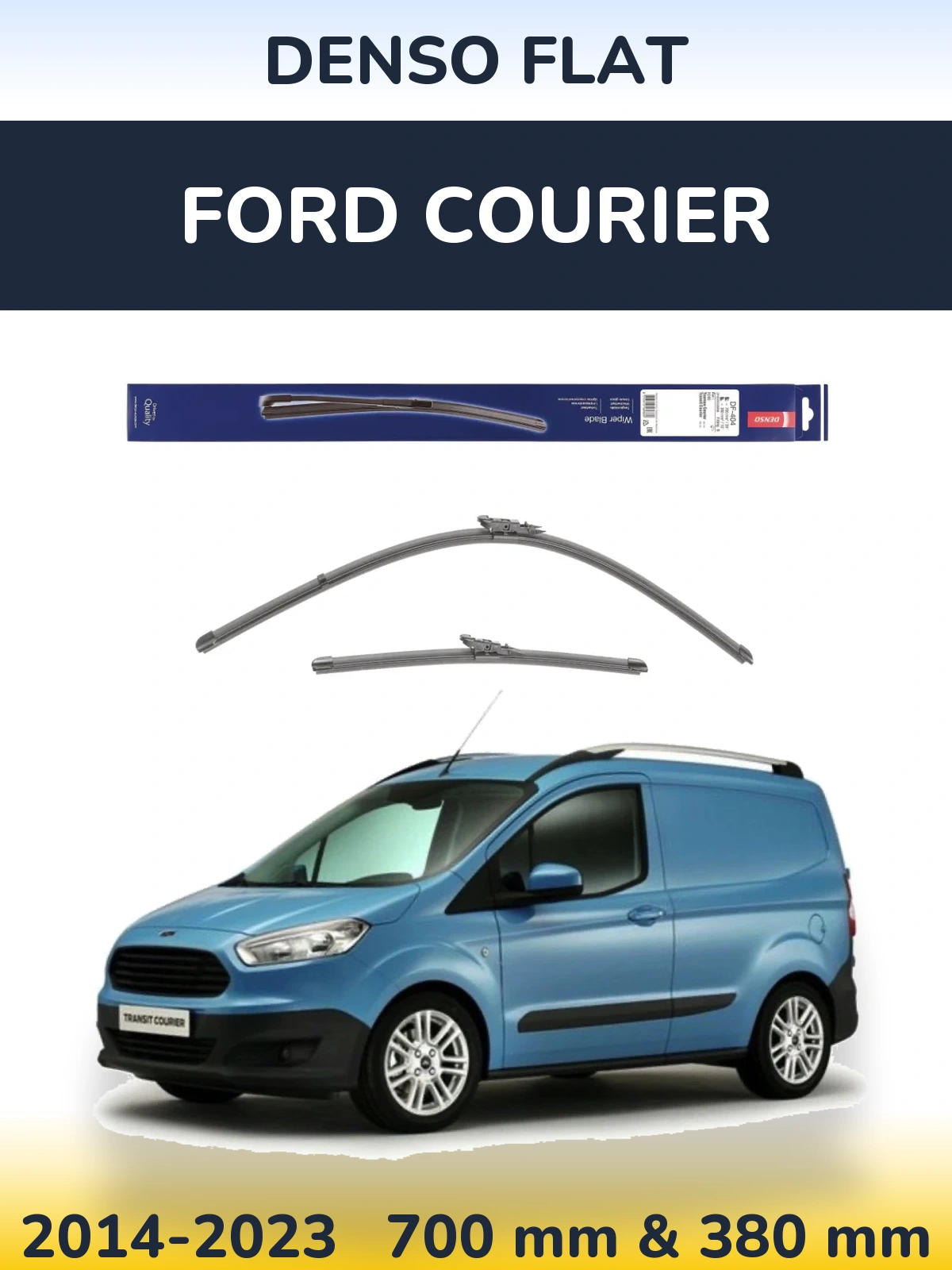Torkarblad Denso Flat för Ford Courier