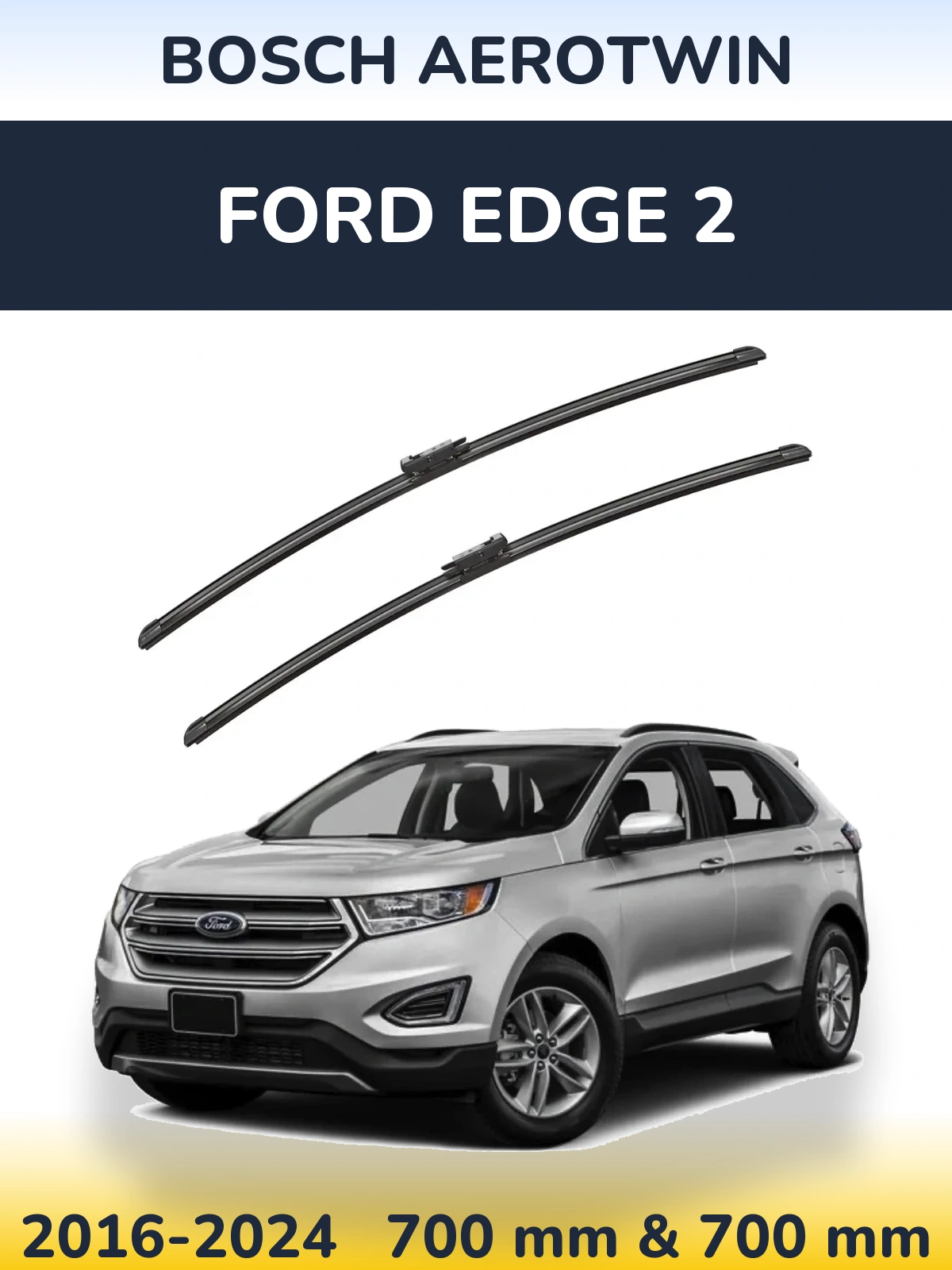 Torkarblad BOSCH AeroTwin för Ford Edge 2