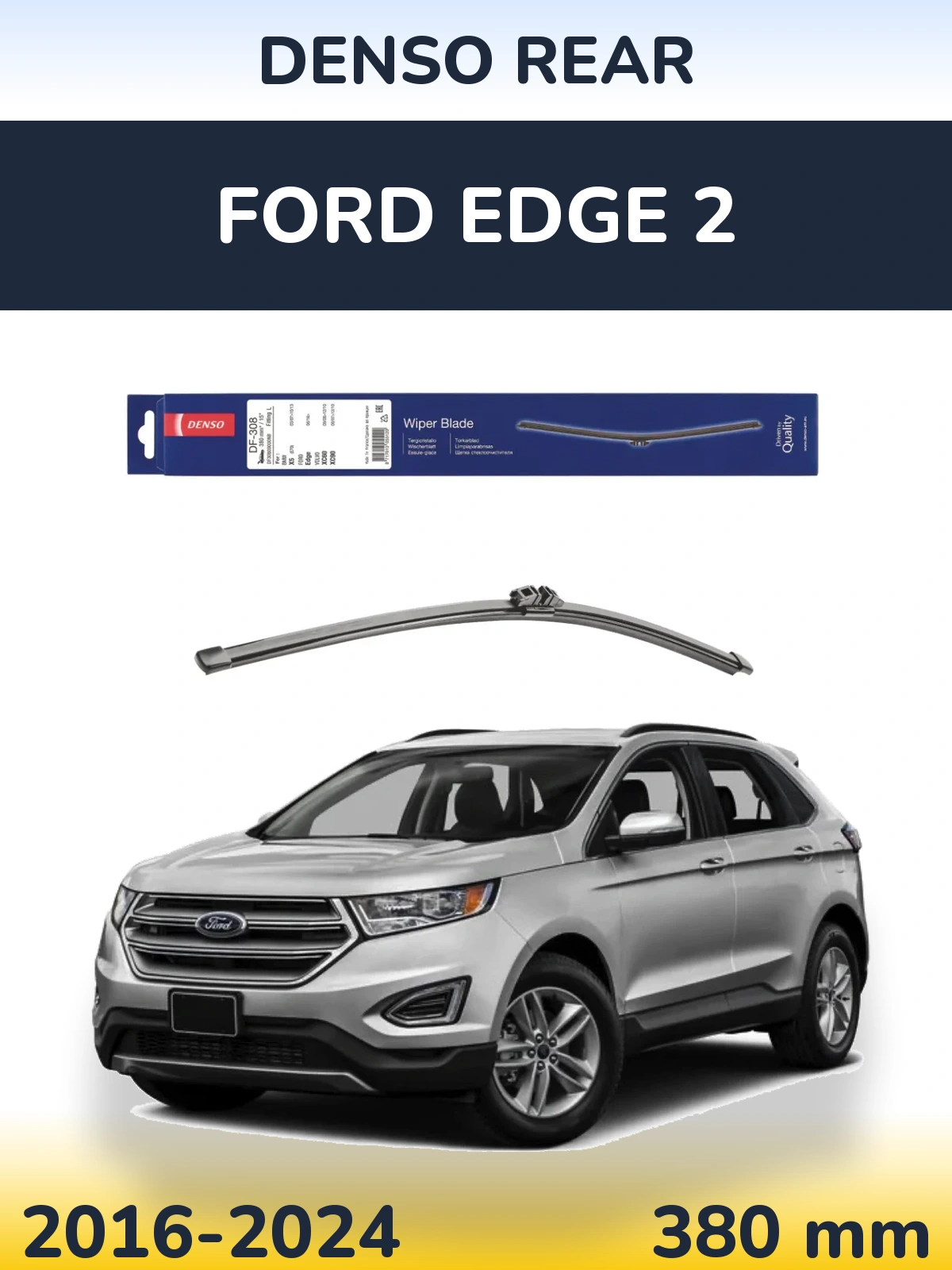 Torkarblad Denso Rear för Ford Edge 2