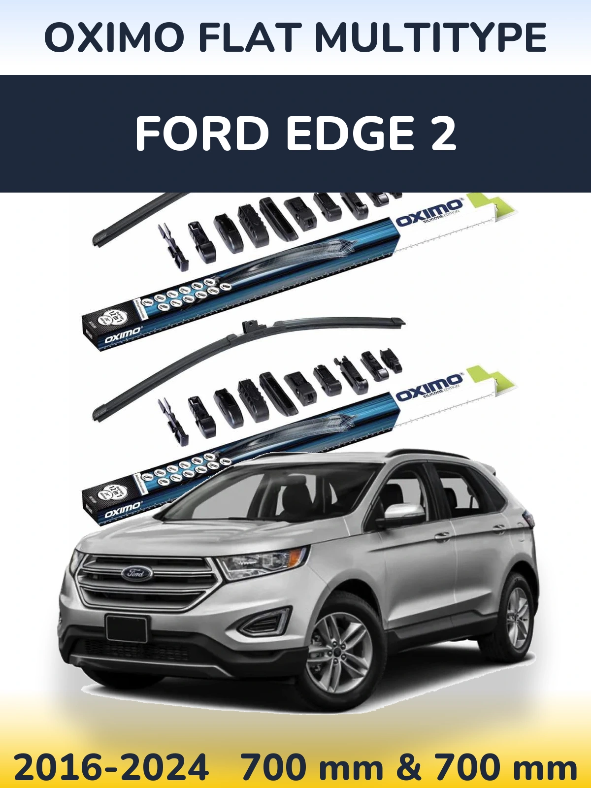 Torkarblad Oximo Flat MultiType för Ford Edge 2