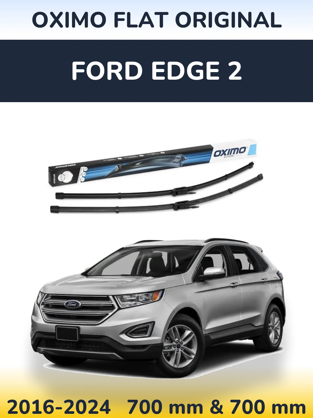 Torkarblad Oximo Flat Original för Ford Edge 2
