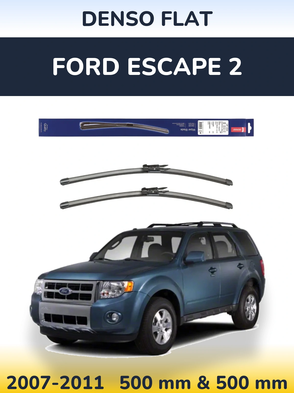 Torkarblad Denso Flat för Ford Escape 2