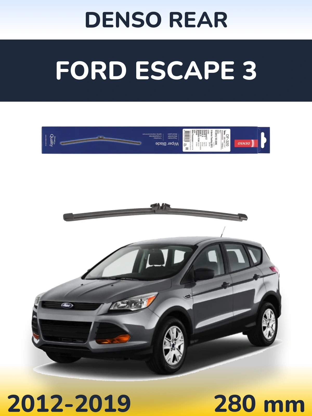 Torkarblad Denso Rear för Ford Escape 3
