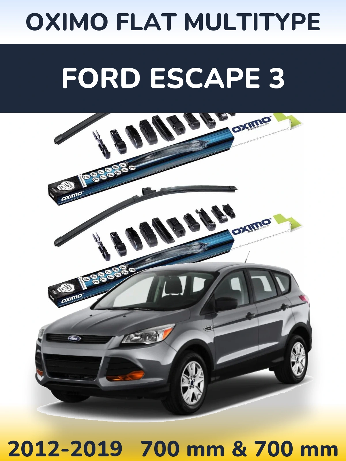 Torkarblad Oximo Flat MultiType för Ford Escape 3