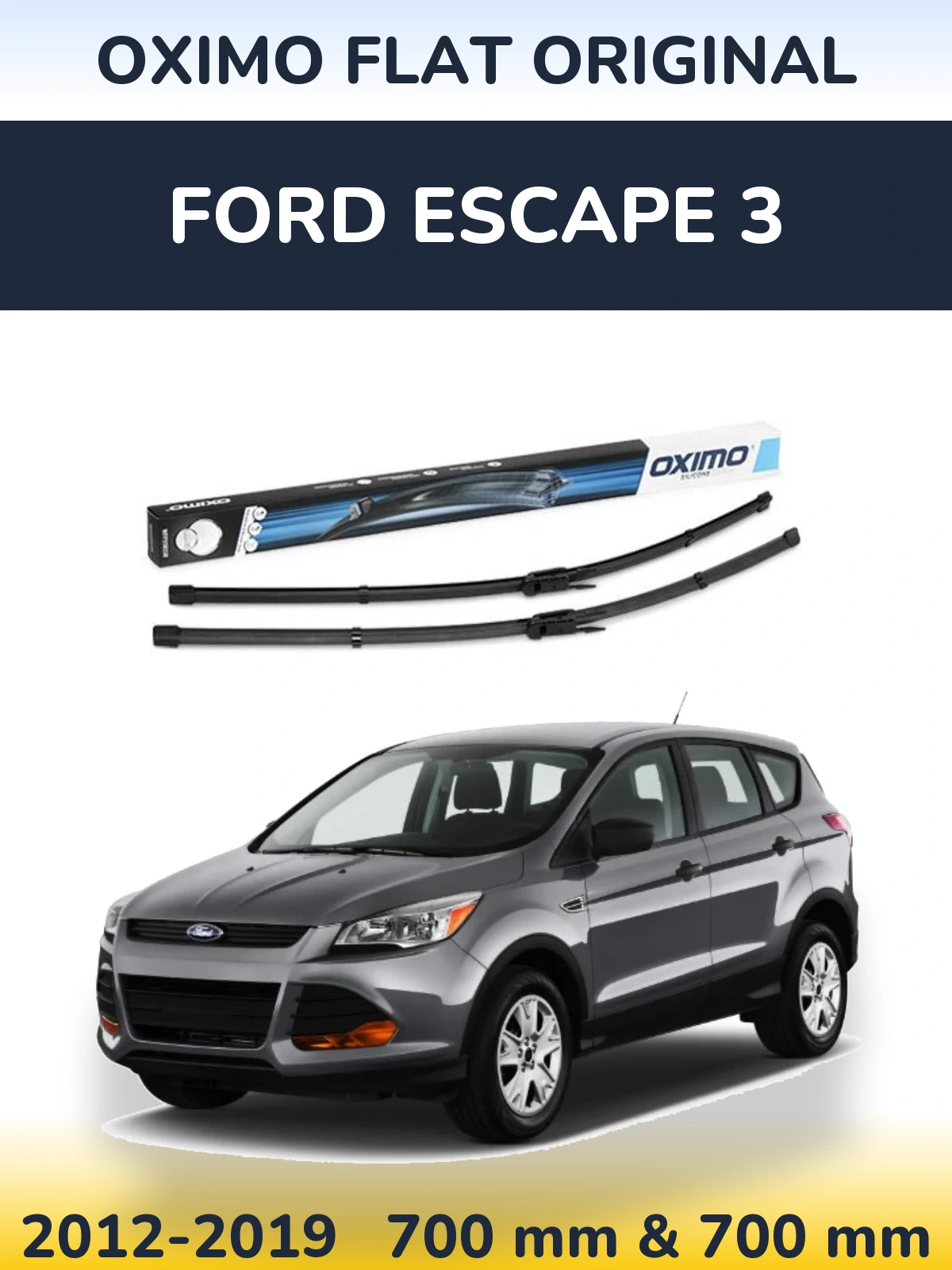 Torkarblad Oximo Flat Original för Ford Escape 3