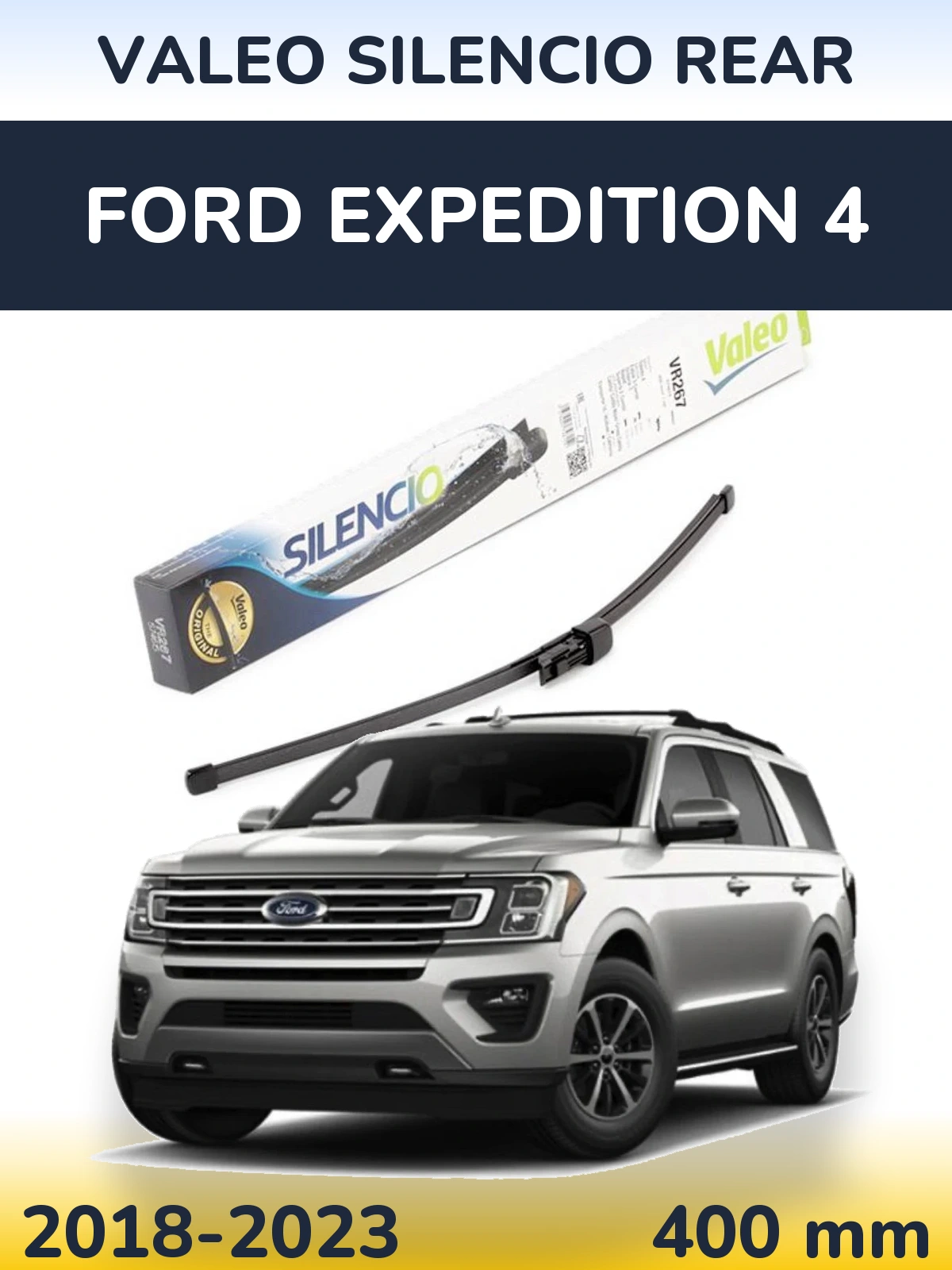 Torkarblad Valeo Silencio Rear för Ford Expedition 4