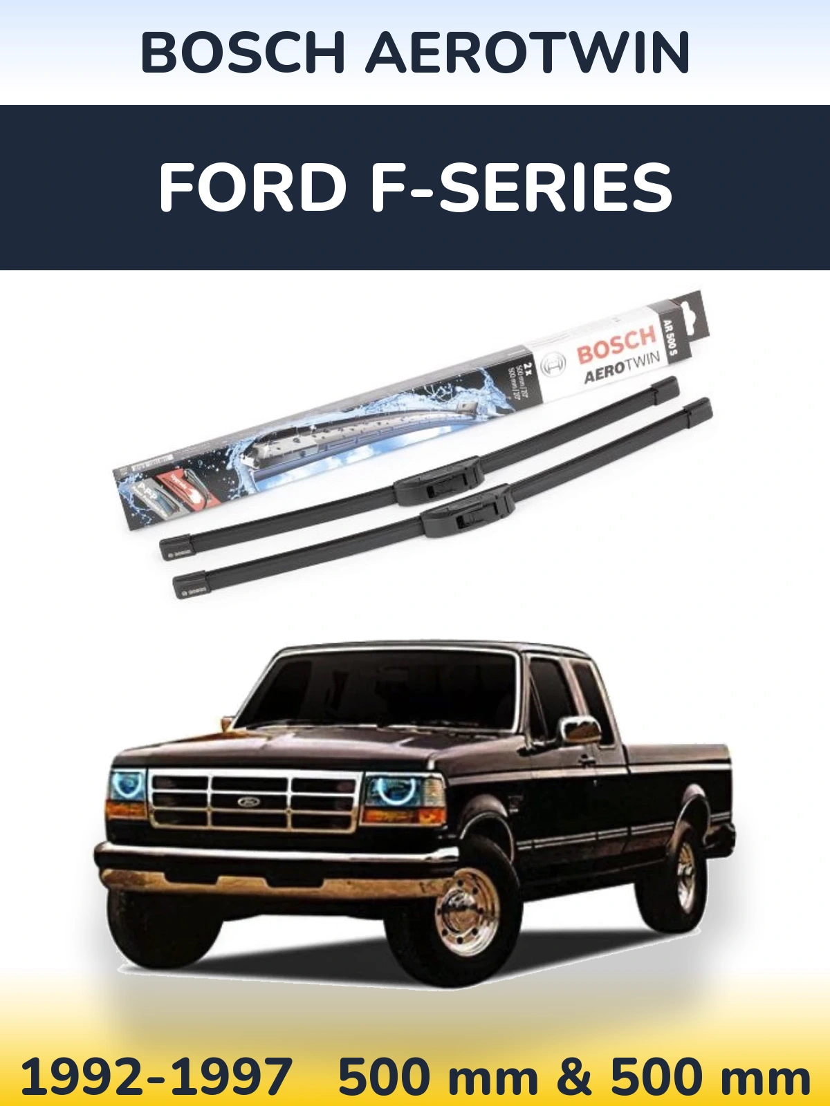 Torkarblad BOSCH AeroTwin för Ford F-series