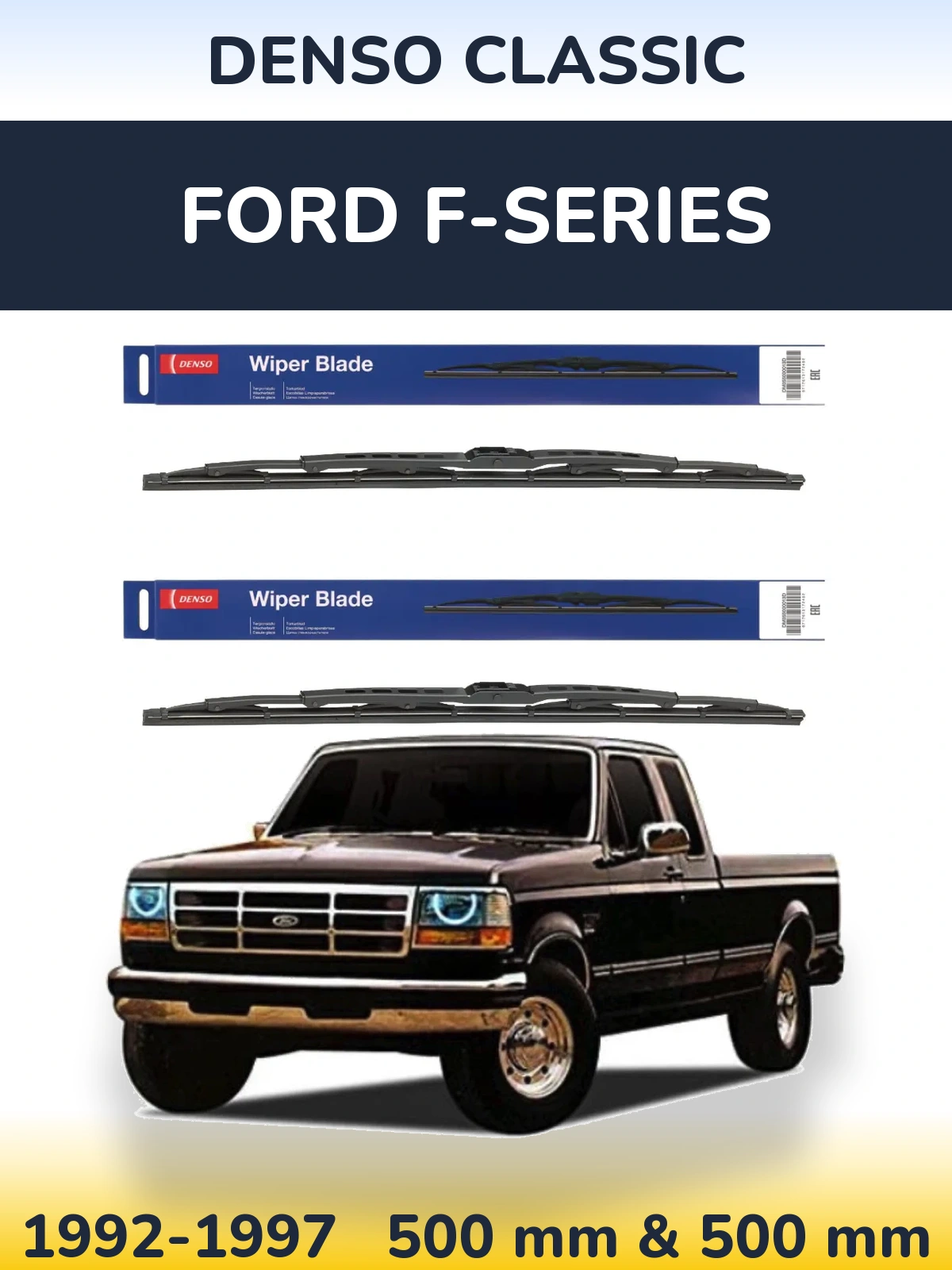 Torkarblad Denso Classic för Ford F-series