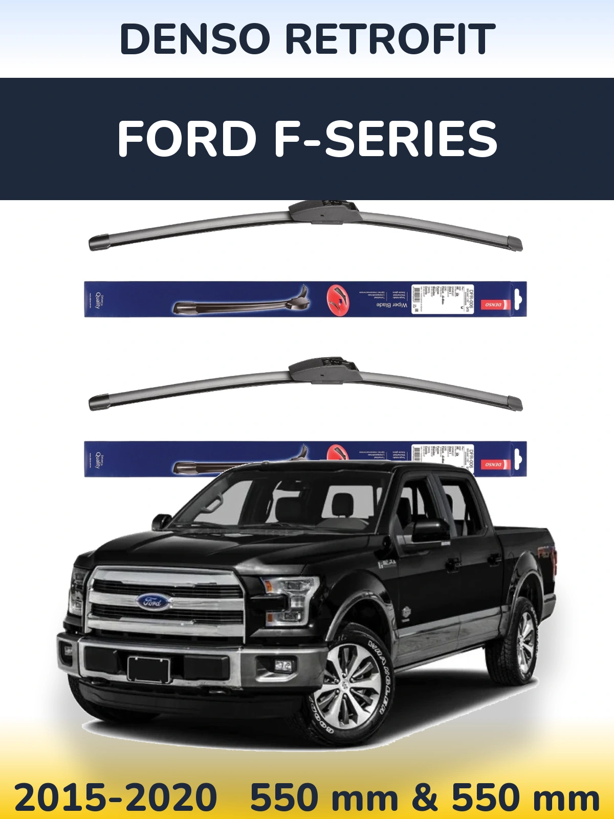 Torkarblad Denso Retrofit för Ford F-series