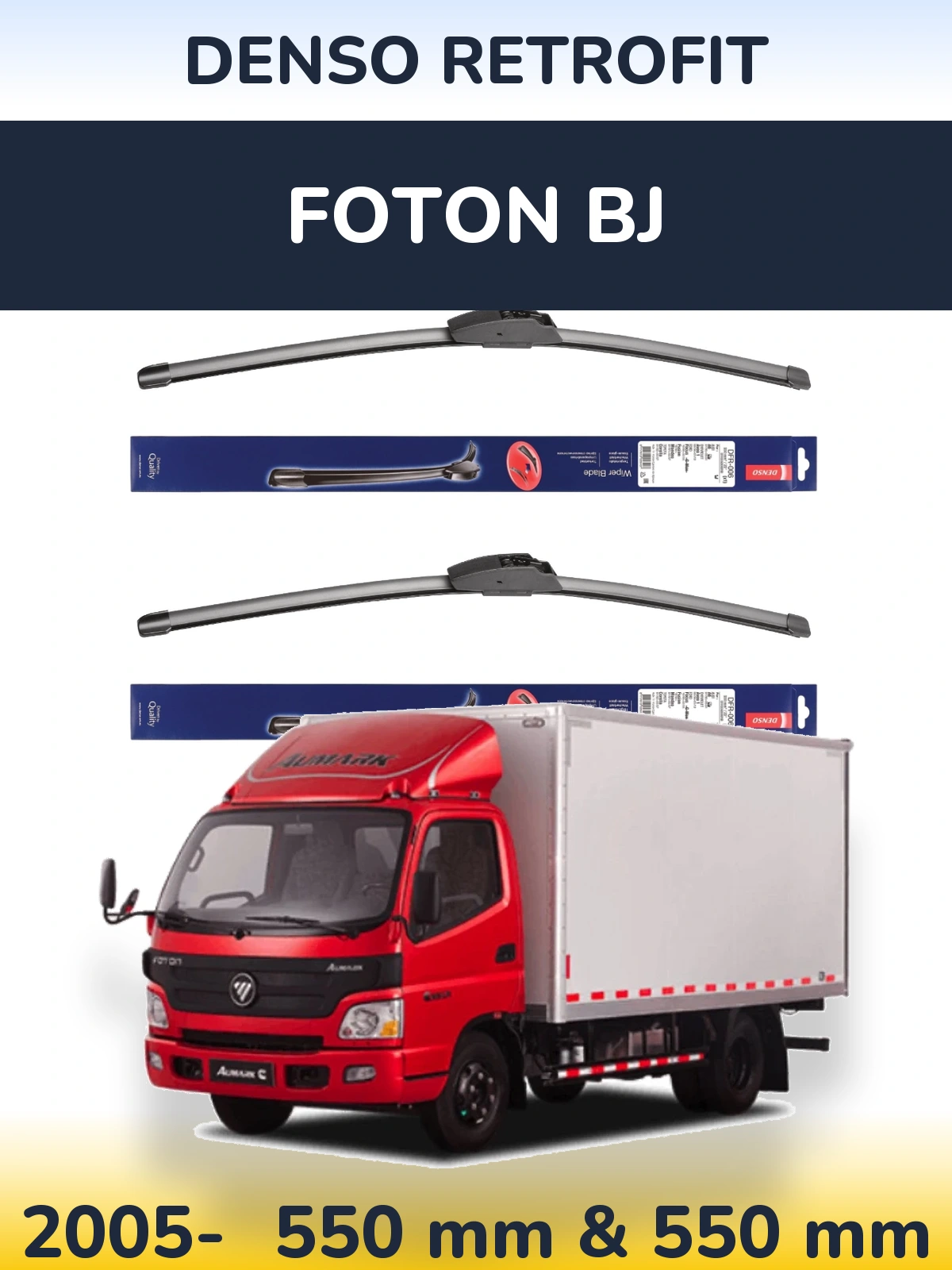 Torkarblad Denso Retrofit för Foton BJ