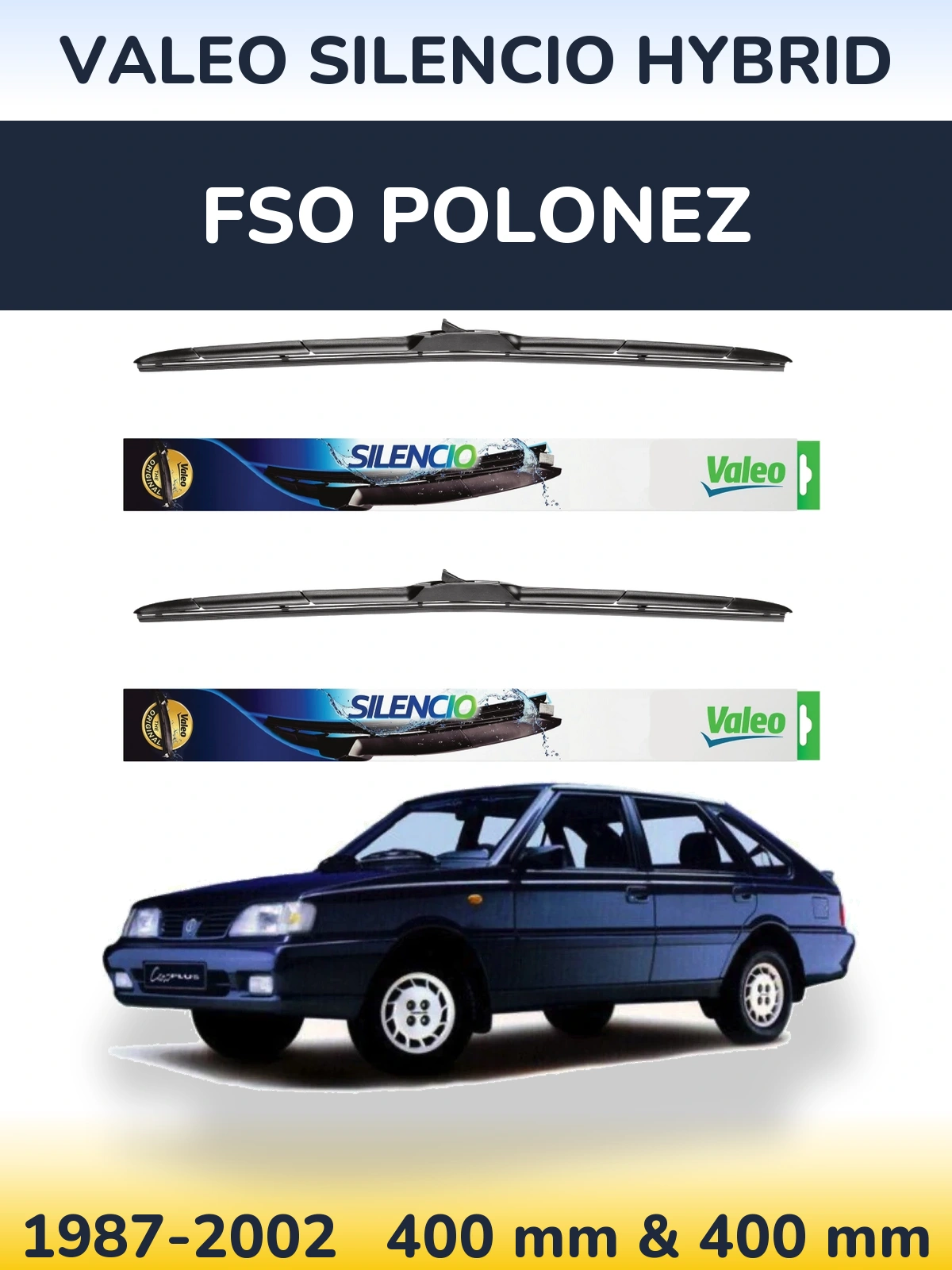 Torkarblad Valeo Silencio Hybrid för FSO Polonez