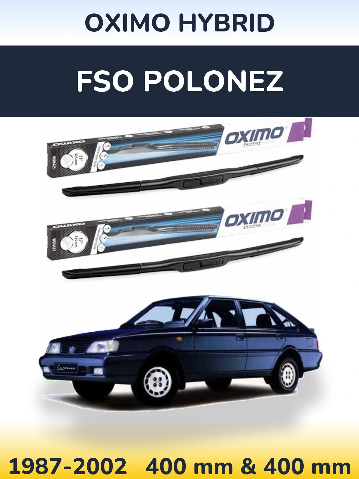 Torkarblad Oximo Hybrid för FSO Polonez