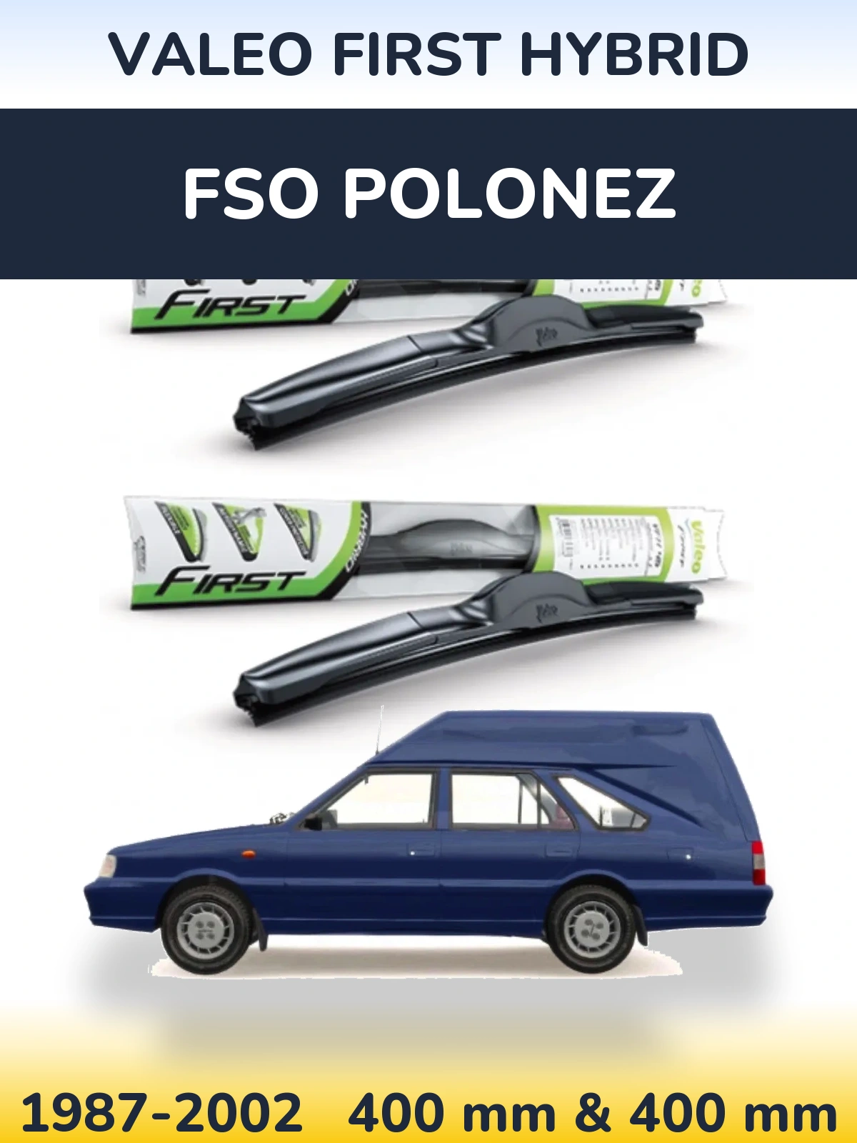 Torkarblad Valeo First Hybrid för FSO Polonez