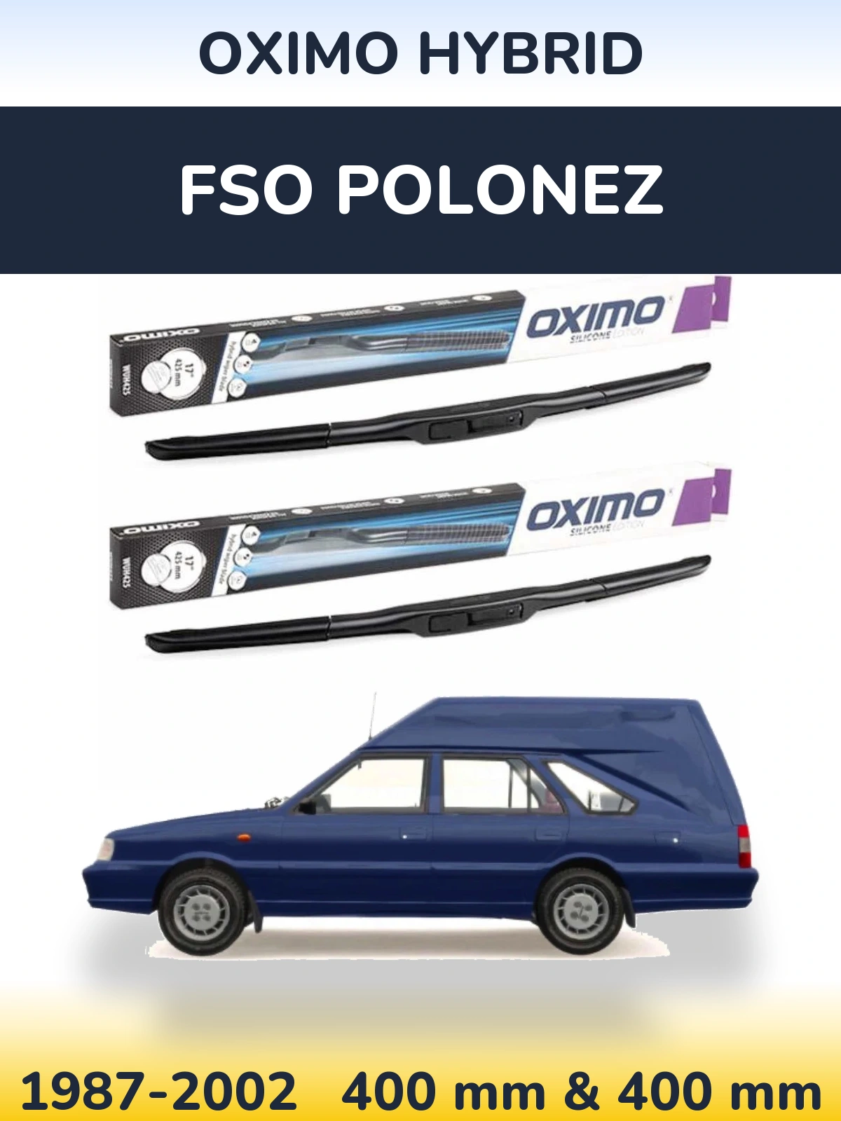Torkarblad Oximo Hybrid för FSO Polonez